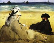 Edouard Manet At the Beach Spain oil painting artist